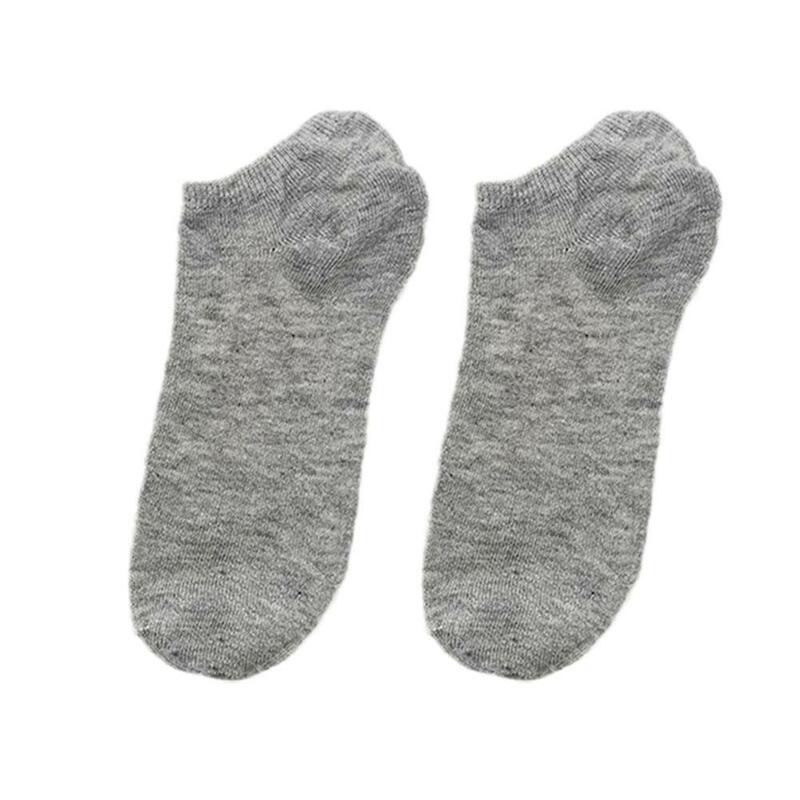 Calcetines náuticos de algodón para hombre, medias suaves y transpirables de negocios, color negro, blanco y gris, nuevo estilo, 1 par
