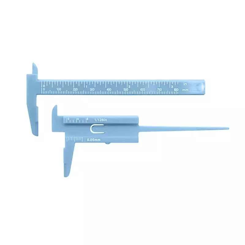 Brand New Vernier Caliper Gauge Measurement Tool Attachments Equipment Multi Function Plastic Ruler Sliding Double Rule
