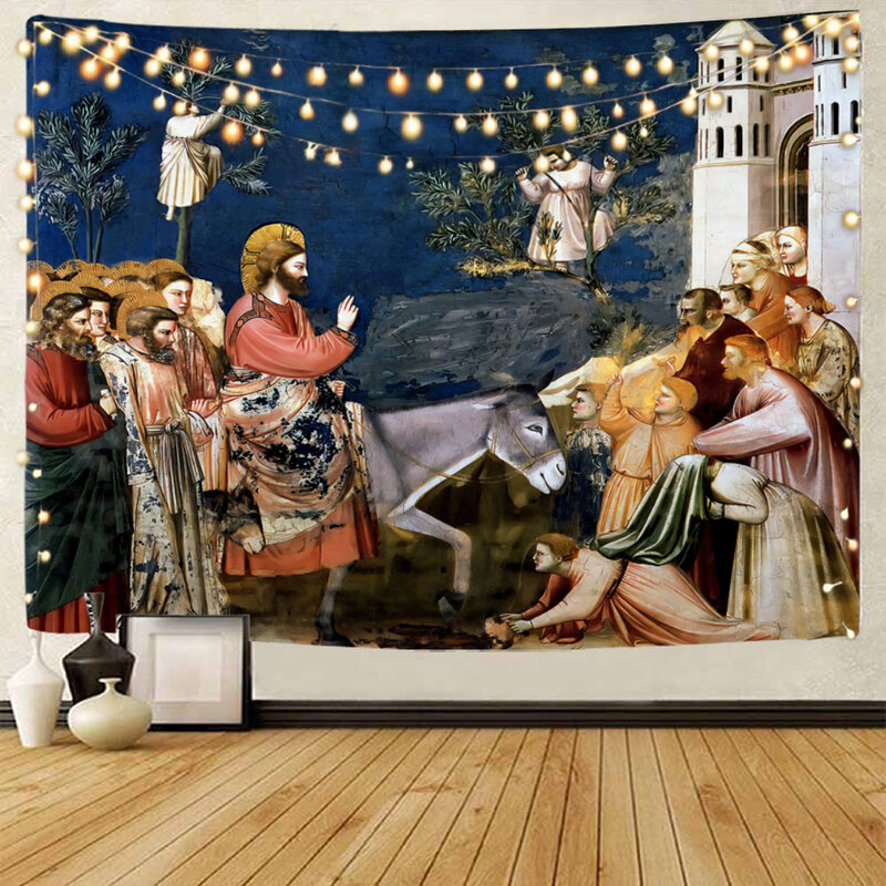 Decoração mundialmente famosa pintura a óleo fundo, tapeçaria clássica