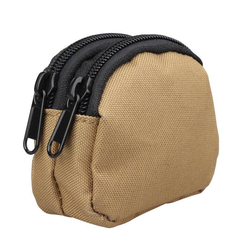EDC Molle-cartera portátil con cremallera, bolso de cintura impermeable, resistente al desgaste, para acampar, senderismo, caza, Militar, 1 unidad