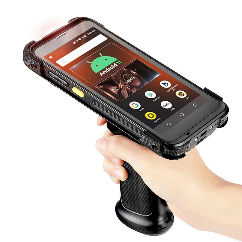 Android 11 Portable PDA Scanner Inventário Logistics Manager 2D Barcode Scanner Handheld Terminal PDA robusto