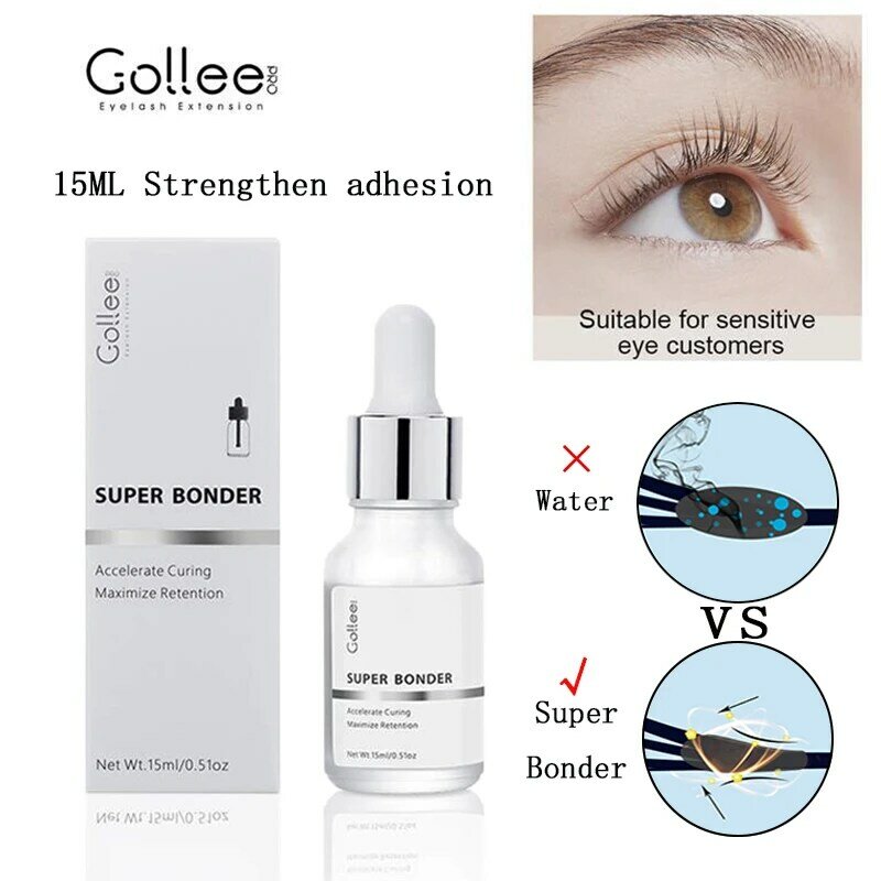 Gollee Glue Eyelashes 0.5s eyelash extensions professional eyelash adhesive Waterproof lashes supplies for Salon Eyelash glue