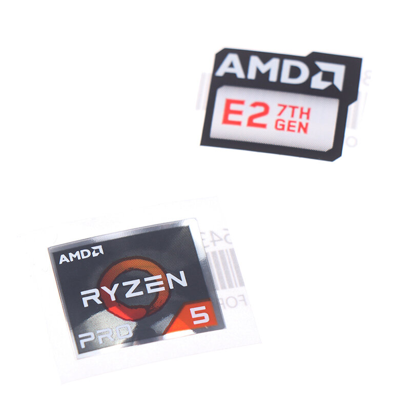 Наклейка на Процессор AMD A9 PRO E2 Ryzen 3 5 7, 5 шт., логотип «сделай сам»