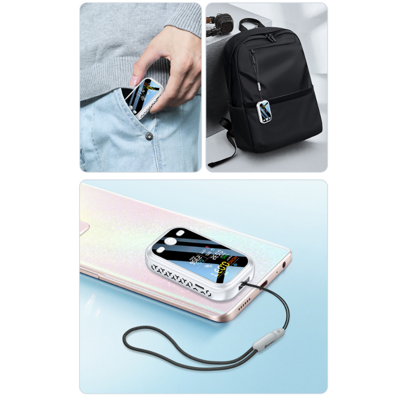 Slimme Draagbare Mini Handheld Co2 Alarm Kooldioxide Detector Luchtkwaliteit Detector Monitor Co 2 Meter Voor Binnenmonitor