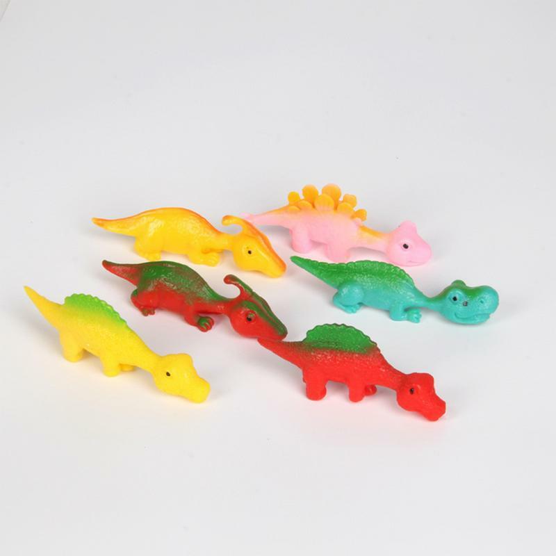 1 buah mainan dekompresi katapel jari dinosaurus TPR jari Turki katapel untuk hadiah pesta ulang tahun anak-anak