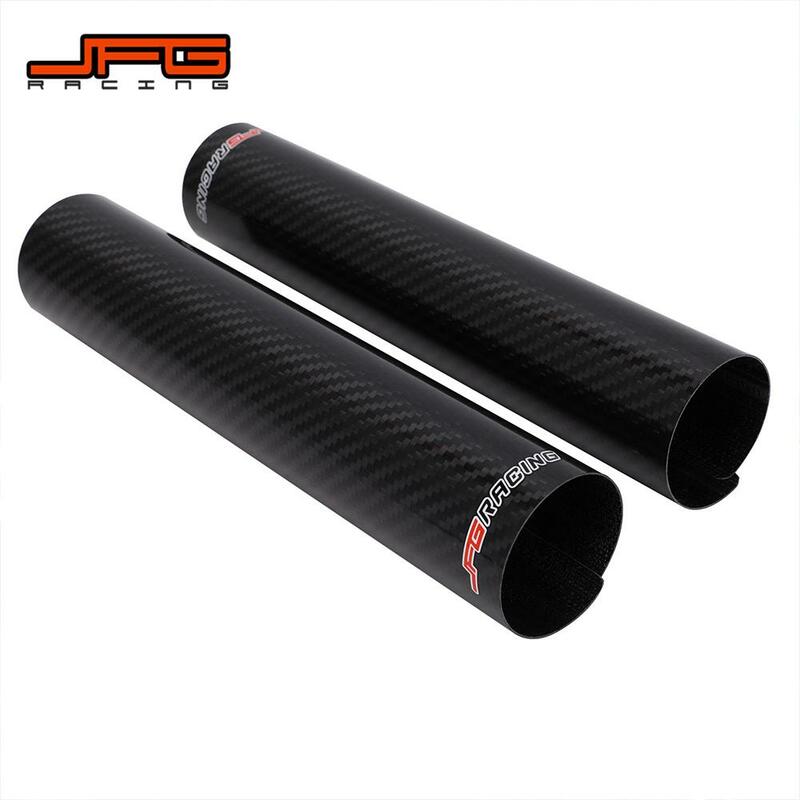 Motorcycle 140-250MM Carbon Fiber Adjustable Front Fork Shock Guard Protector For KTM EXC SX SXF XC XCF XCW 125 250 350 450 530