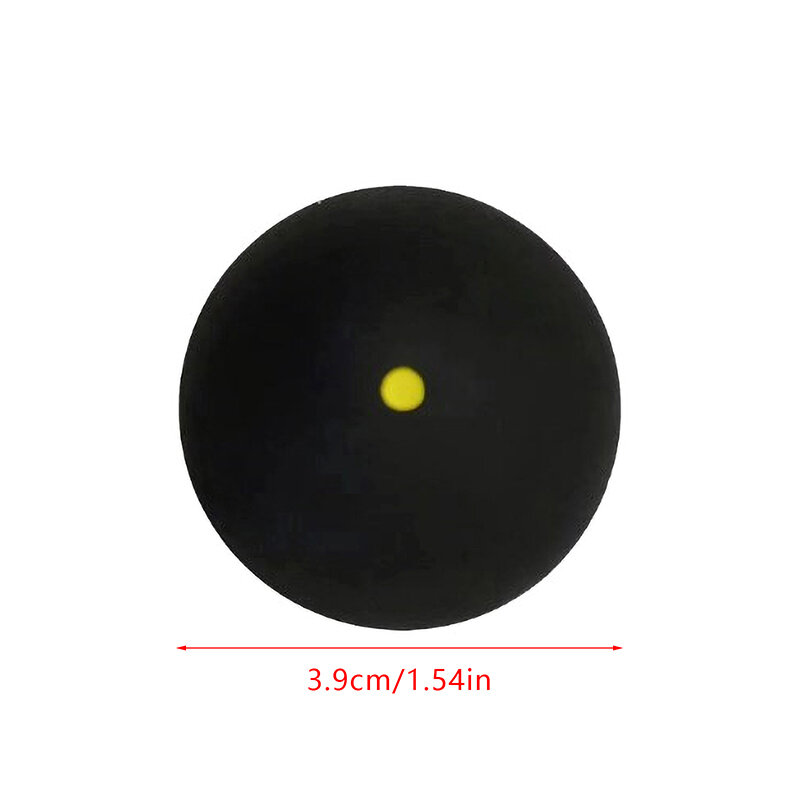 Bola de Squash de goma profesional para raqueta de Squash, Bola de punto rojo y azul, velocidad rápida para principiantes o accesorios de entrenamiento