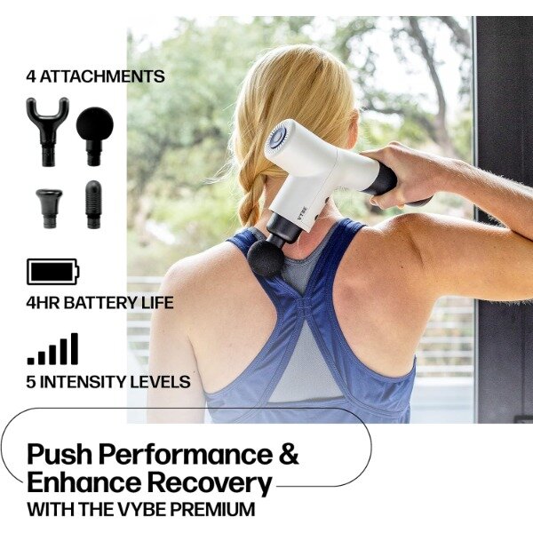 Vybe Premium Muskel massage pistole für Sportler-leistungs starkes Hand-Tiefengewebe-Percussion-Massage gerät für Körper und Rücken