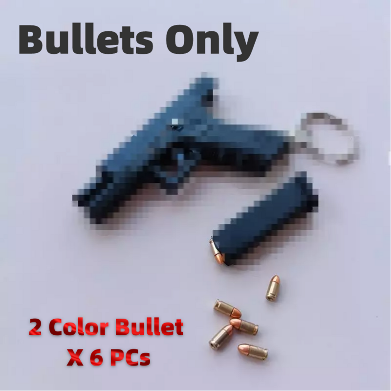 (Alleen Kogels) 1:3 Schaal Kogels Voor Mini Glock 17 Legering Rijk Glock 17 Kogels Accessoires