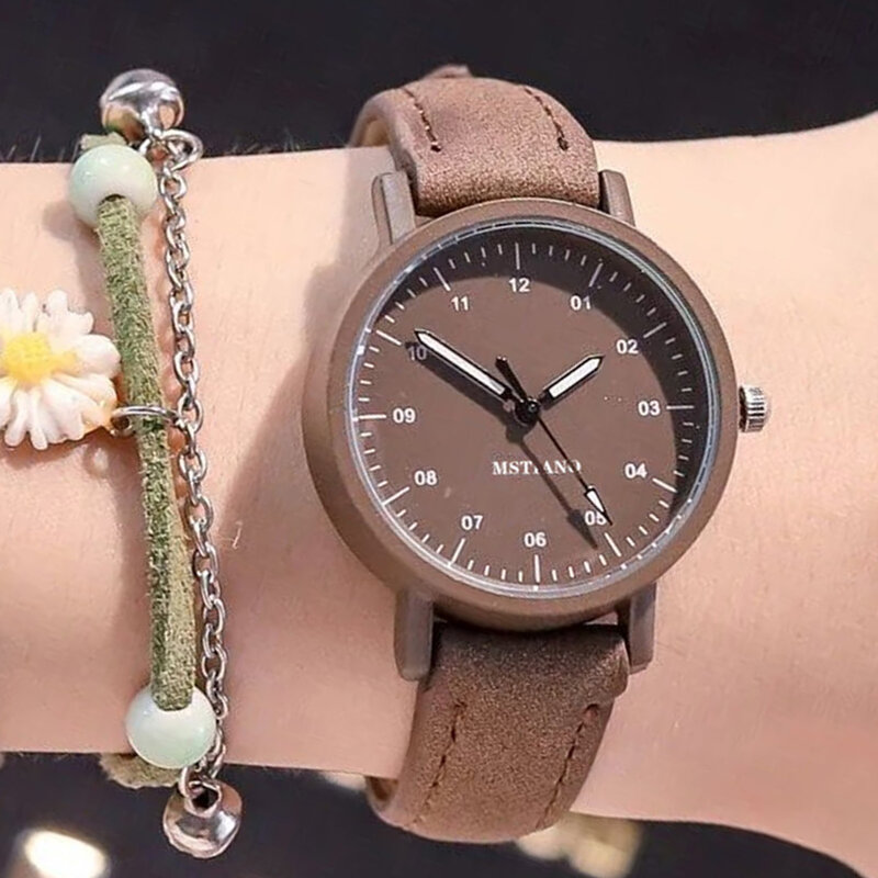 Montre-bracelet à quartz de luxe pour femme, montres décontractées pour femme, cadeaux à la mode