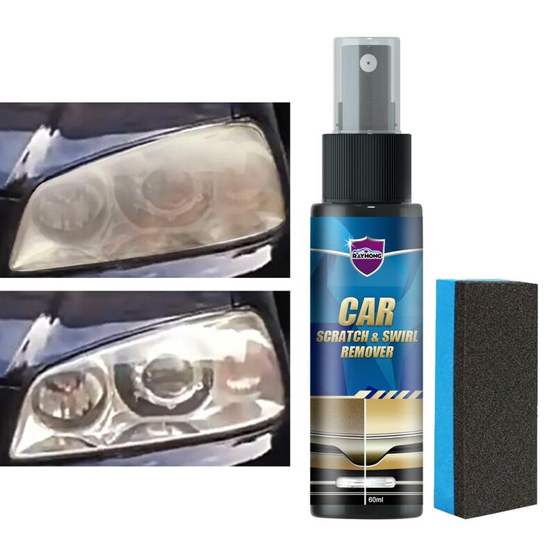 Spray de revêtement anti-rayures de voiture avec éponge, réparation de vernis, réparation automatique, détails automobiles