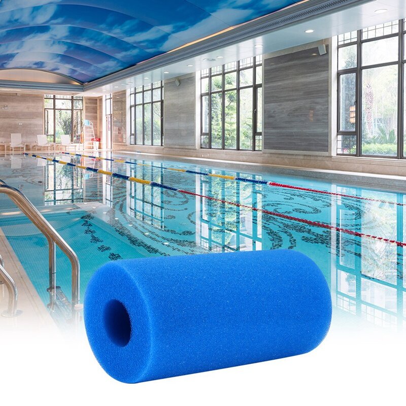 Esponja de filtro de espuma reutilizable, limpiador de bioespuma, Cartucho de agua, esponjas para Intex tipo A, accesorios de limpieza de piscinas