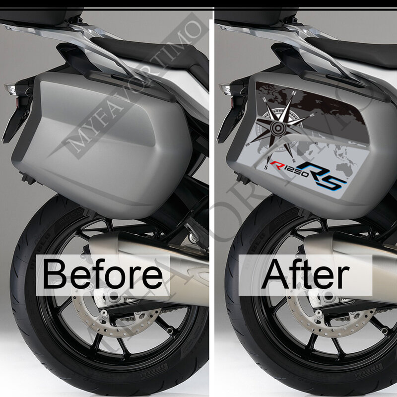 2018 2019 2020 2021 2022 motocicleta adesivos decalques tronco bagagem panniers casos emblema logotipo para bmw r1250rs r 1250 rs r1250