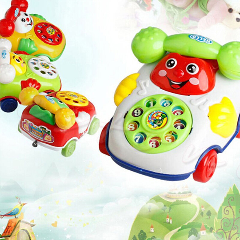 1Pc Baby Speelgoed Muziek Cartoon Telefoon Educatieve Ontwikkeling Kids Speelgoed Cadeau