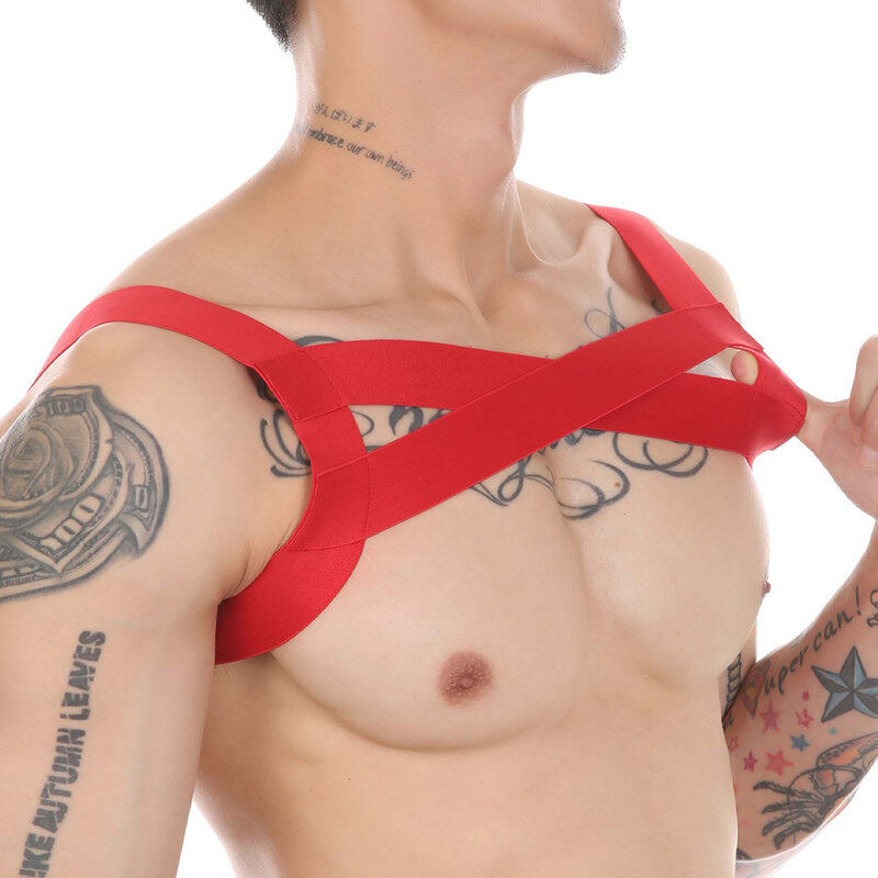 High Quality Mens Sexy Body Chest Harness Lingerie Gay Underwear Comfy Lingeries Nightgown Clubwear Belts