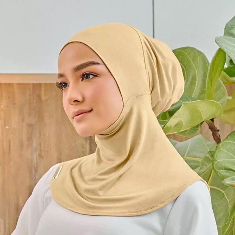 Ramadan Islamic Muslim Underscarf Women Veil Hijab Head Scarves Muslim Women Scarf Turbans Head For Woman Hijabs Caps Hat