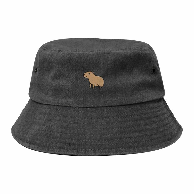 Chapéu Capybara Beach Hiking para Homens e Mulheres, Golf Wear, Sunhat, Bucket Hat