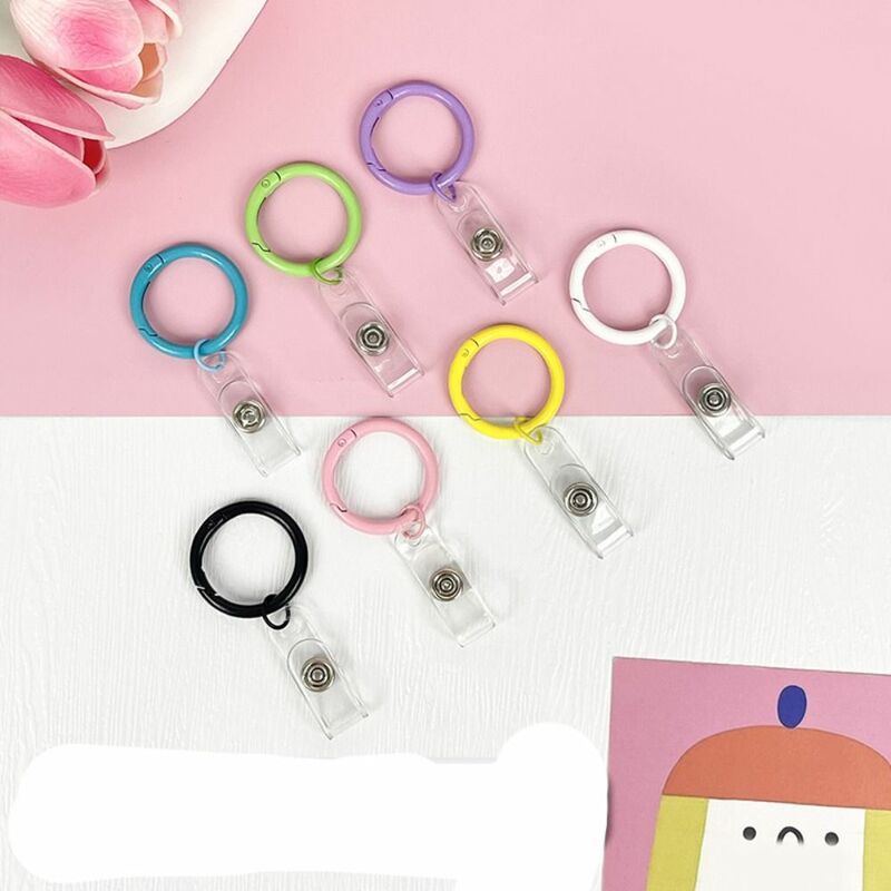 Акриловая искусственная, розовая, желтая, белая прозрачная защитная манжета, идентификационная карточка для школьника, брелок для ключей