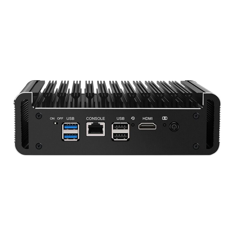 12th Gen Firewall Router Elkhart Lake Celeron J6413 J6412 6 * Intel I226-V 2.5G NIC เครือข่าย Gateway Fanless Mini router PC Win11
