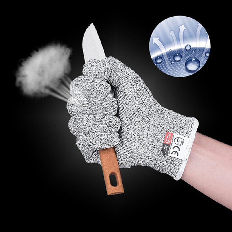 Anti-Cut Handschoenen Snit Proof Steekbestendig Roestvrij Staal Gaas Slager Snijbestendige Handschoenen