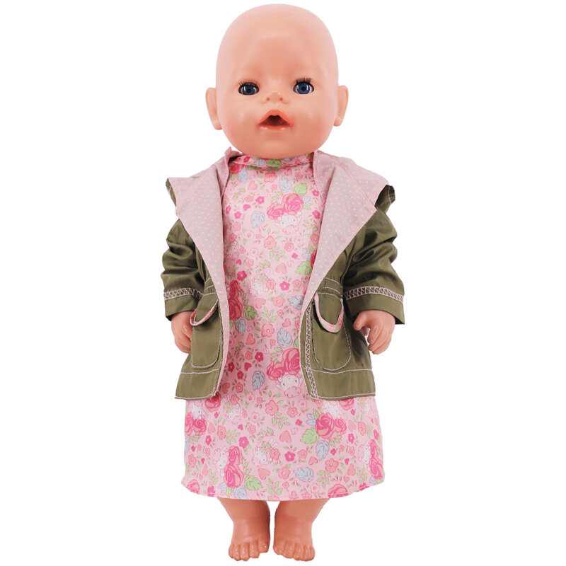 Puppen kleider für 43 cm geborene wieder geborene Puppen kleider Accessoires 18 Zoll amerikanische Puppen mädchen Spielzeug Geschenk unserer Generation Nenuco