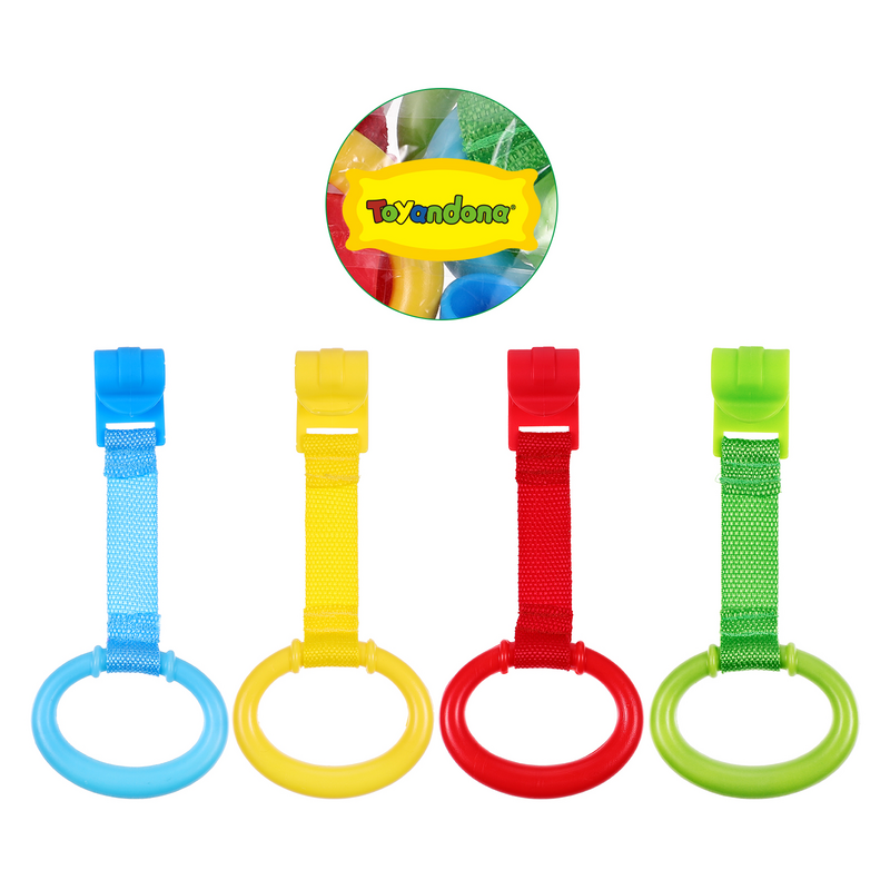 Baby Pull Rings For Playpen ganci per culla letto anello appeso aiuto Baby Stand Toddler Walking Assistant