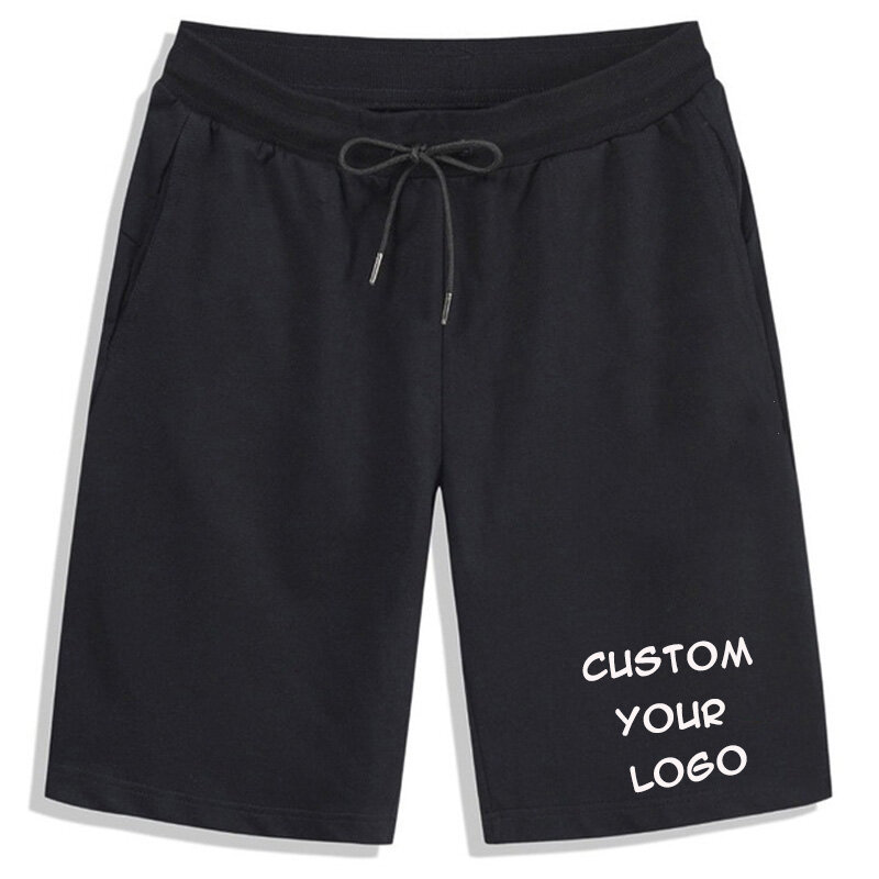 Pantalones cortos informales para hombre, Pantalón deportivo ajustado, personalizado con tu logotipo, novedad