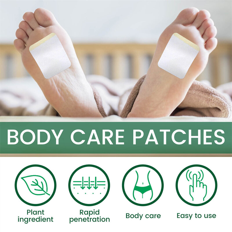 Patch de soins de santé pour les pieds, outil de soin de la peau, efficace pour les étourdissements et les poignées naturelles