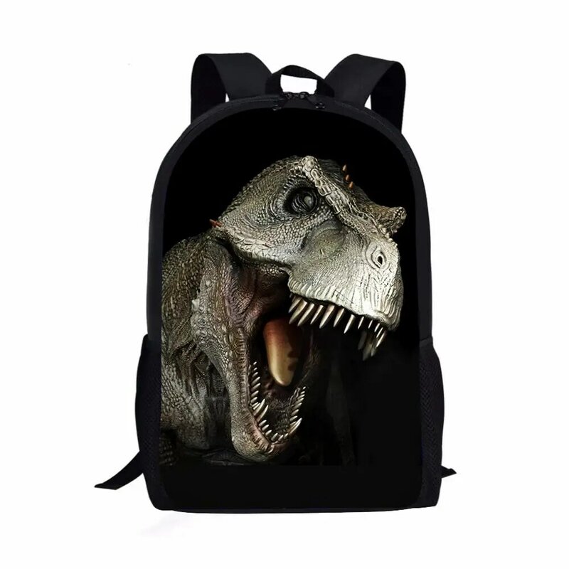 귀여운 3D 공룡 프린트 어린이 책가방, 여아 및 남아용 배낭, 학생 책가방, 대용량 배낭