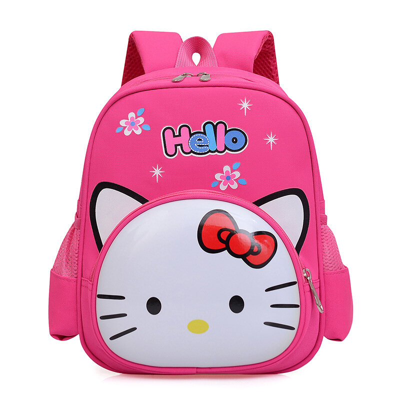 Hello Kitty New Children's School Bag Cute Kindergarten Baby Cartoon Hard Shell Backpack Boys and Girls Large Capacity Backpack