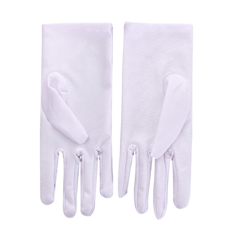 Sarung tangan berkendara anti UV pria, sarung tangan etiket spandeks tipis elastis musim panas