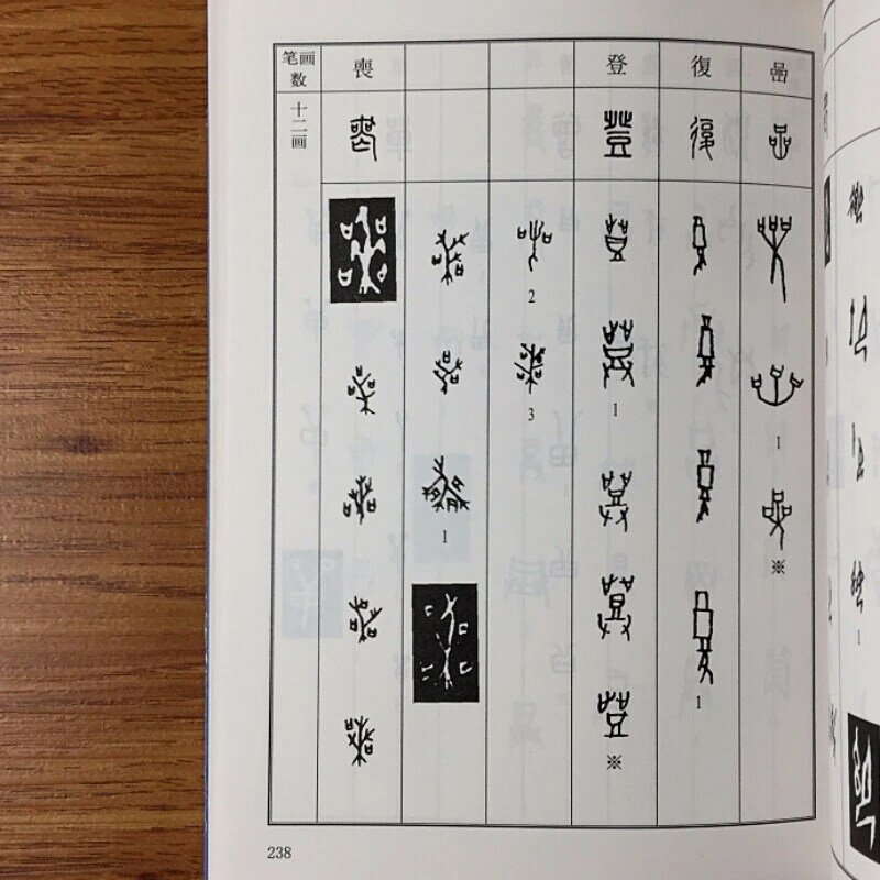 Справочная книга с китайскими иероглифами