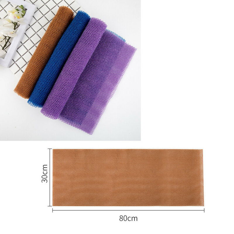 Rede de esponja de banho africana esfoliante Esfoliante para pele mais lisa Toalha de banho para costas de corpo