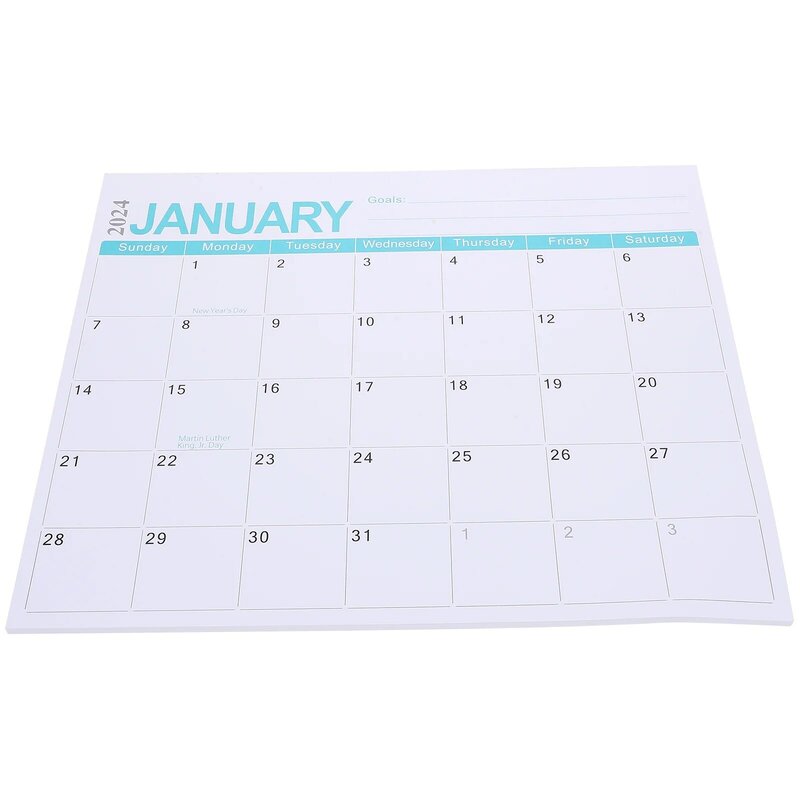 Сухой стираемый настенный календарь для холодильника, декор для поверхности холодильника, английская стираемая память, белая доска, ежемесячный планировщик, наклейка на доску