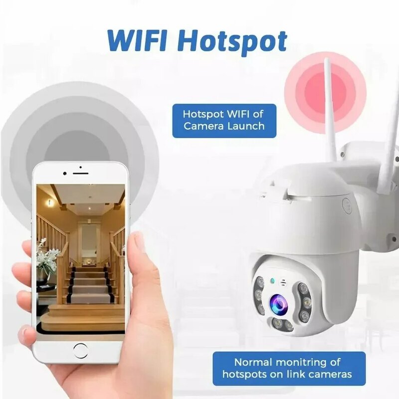5G 1080P WIFI IP Camera Security Dual Light Outdoor Wireless Smart Webcam Indoor 360-degree High-definition CCTV Night Vision