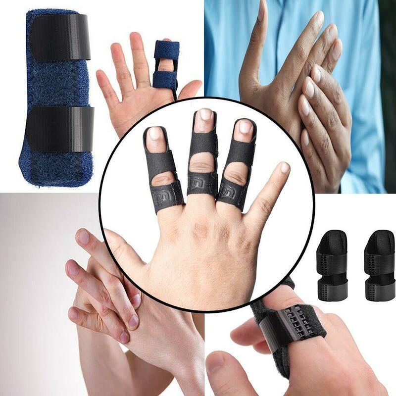 Nova Splint Compressão Bandagem, Protetor Dor, Apoio Artrite, Finger Brace, Alívio Strap, 2pcs