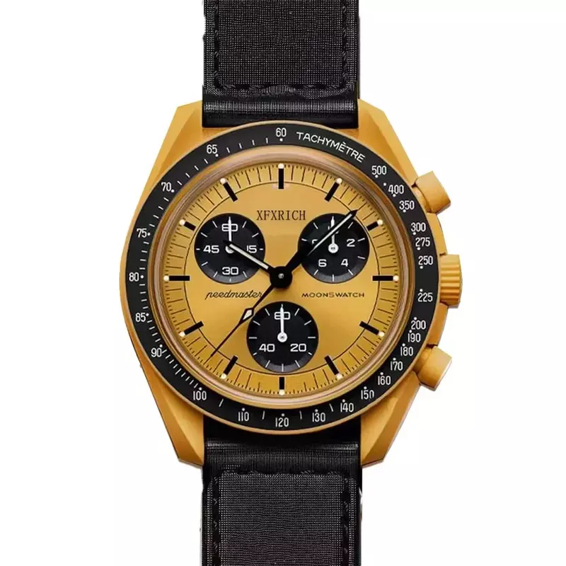 Relógio de pulso multifunções com caixa plástica para homens, relógios de luxo, cronógrafo explorar planeta relógios, top AAA, marca original, novo, 2023