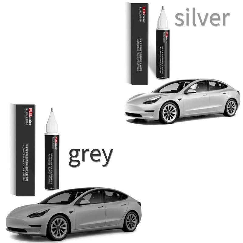สำหรับ Tesla รุ่น3 X Y S ปากกาลบรอยขีดข่วนรถยนต์ปากกาทาสีซ่อมสีรถปากกาทาสีจัดแต่งทรงผมอะไหล่ดุมล้อ