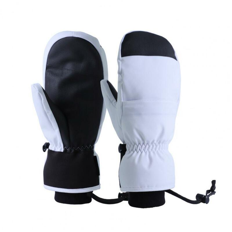 Cozy Inner Five Fingers Temperature Lock Unsex Outdoor Sports Warm Gloves Polyester Fiber Winter Gloves Outdoor Sports