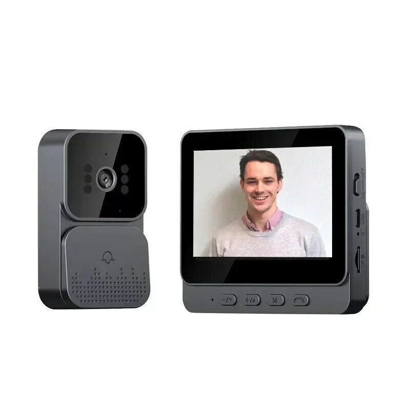 Система безопасности, умный беспроводной видеозвонок с экраном 4,3 дюйма, умное кольцо, просмотр цен, умный дверной звонок, камера, беспроводной дверной Звонок