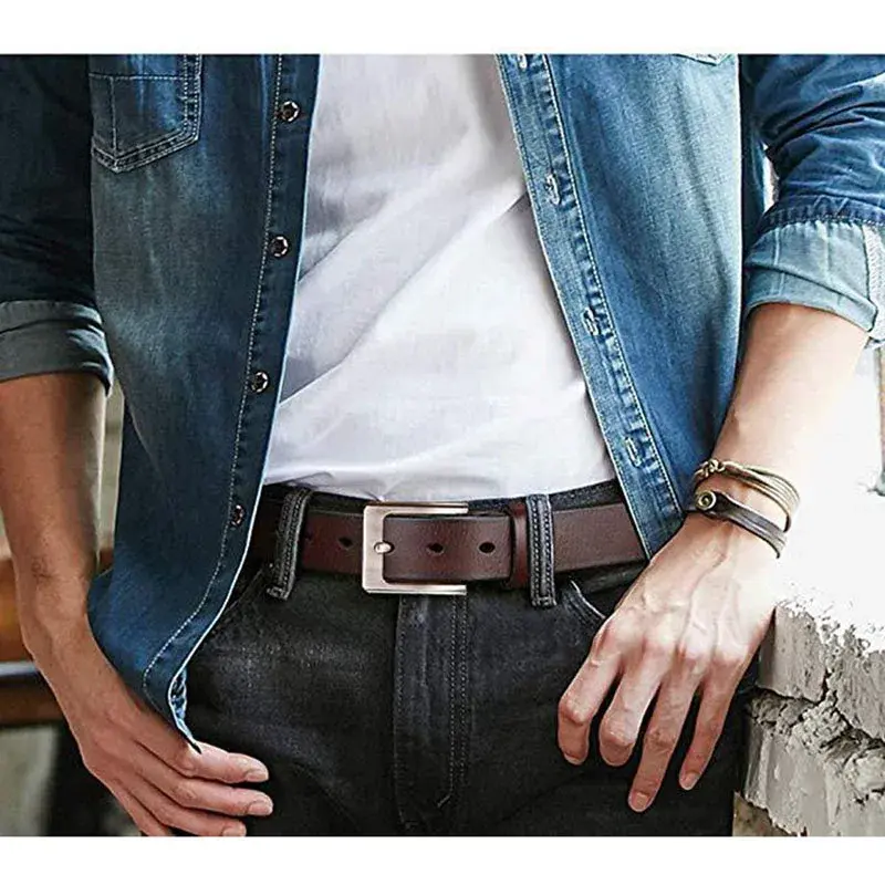 Plus Size 170 160 150 140 130cm Men High Quality Genuine Leather Belt Luxury Designer Belts Men Cowskin Fashion Strap Male Jeans