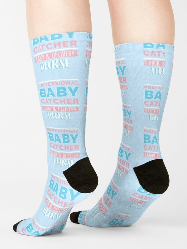 Labor and Delivery Nurse Socks bright garter Children's floor Girl'S Socks Men's