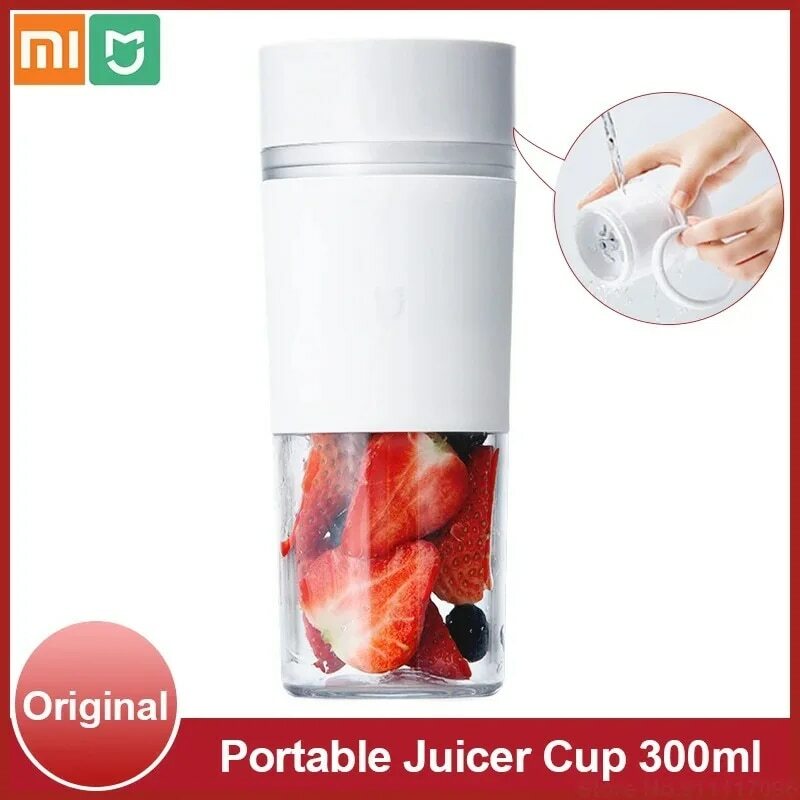 Xiaomi Mijia Portable Juicer Cup 300ml Mini Electric Juice Blender Fruit Food Processor Mixer da cucina ricaricabile Juicing rapido