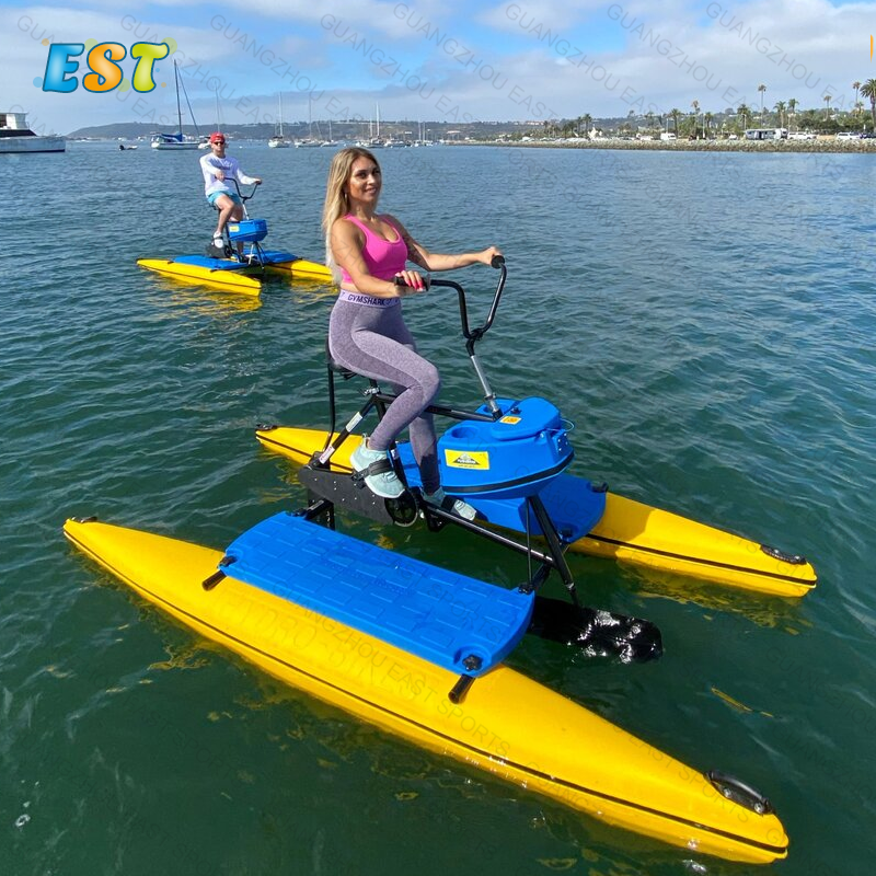 High Quality Sea Pedal Water Bike Lake Pedal  Inflatable Sea Banana Boat Tube For Sale