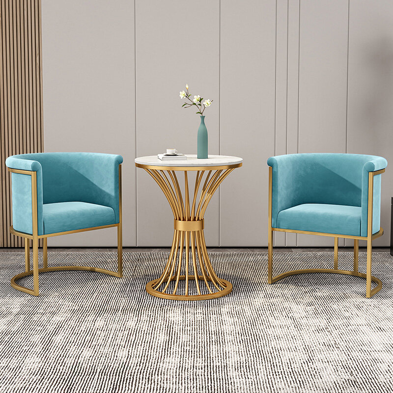 Designerskie zestawy mały stolik kawowy drewniane okrągłe luksusowe akcenty nowoczesny stolik kawowy białe szklane koniunto De Muebles Nordic mebel