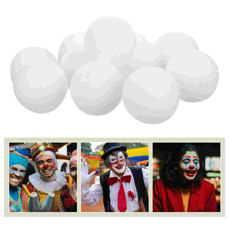 50/40/25/20 stücke Schaum ball Zirkus Clown Schwamm Nase Clown rote Nase Ball für Maskerade Cosplay Party Halloween Kostüm