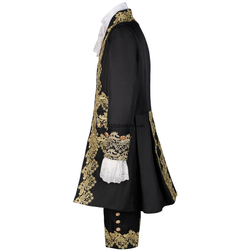 Popular Cosplay Costumes Medieval Palace Style Embroidery Lace Aristocratic Stage Drama School Performance Cosplay Costumes