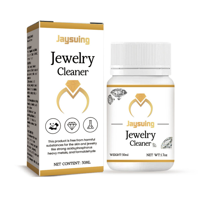 Jewelry Care Cleaning Solution Eyeglass and Jewelry Cleaner for Gold & Silver Rings Diamonds