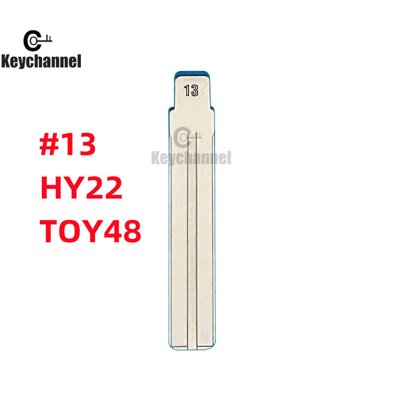 5/10pcs/lot 13# KEYDIY Universal Remotes Flip Blade For KD Remote TOY40 Toy48FH IX35 Verna for Kia Toyota for Lexus Key Blade