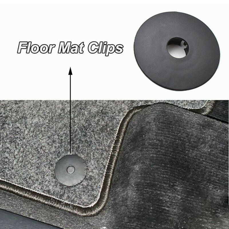 8pcs Car Floor Mat Caret Clips Car Mat Caret Clips Retention Fixing For Grips Clamps Floor Holders Car Accessories
